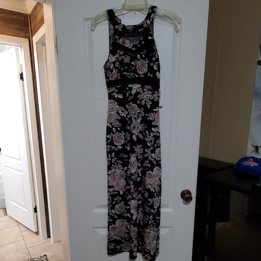 Mesh floral Maxi